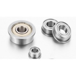 Inch Flanged With Extended Inner Ring Miniature Ball Bearings FRW Series Cixi Miniature Bearings